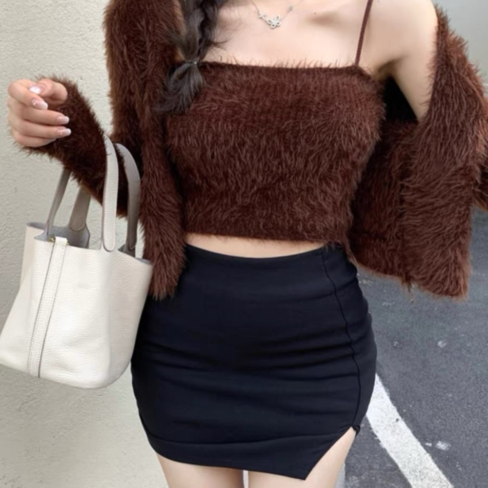 Zara set cardigan and top